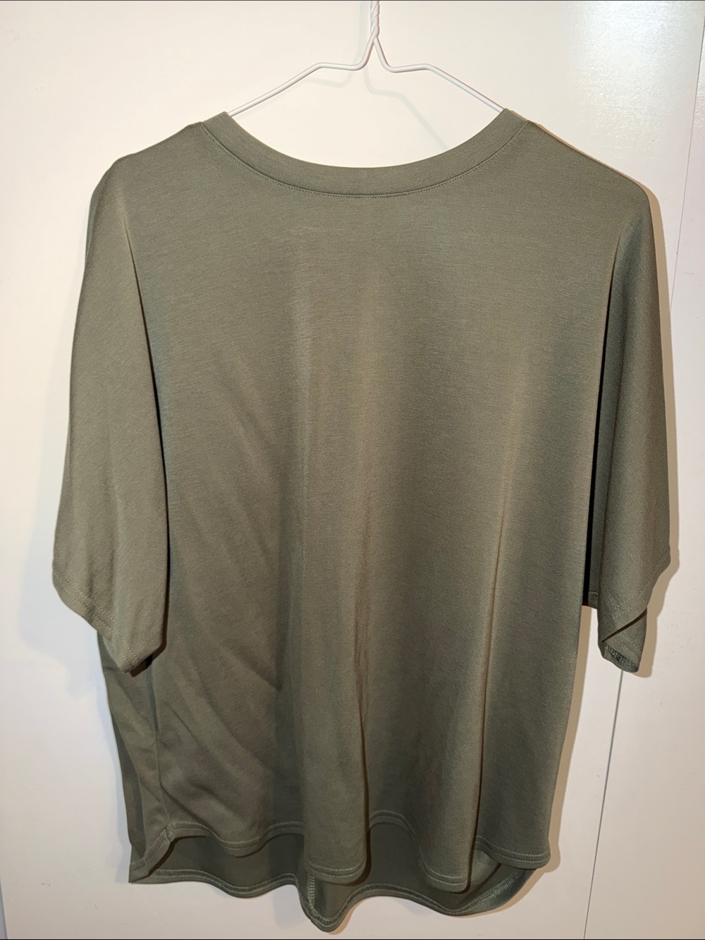 Women’s Olive Short Sleeve Crew Neck Tee by